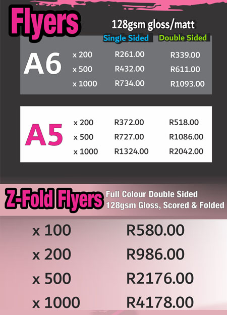 Price List